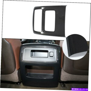 p[c 1{̌㕔󒲃xgpl̃pl̃ev̂߂̃V{[Vo[h10-17J[{t@Co[ 1x Rear Air Conditioning Vent Panel Trim For Chevy Silverado 10-17 Carbon Fiber