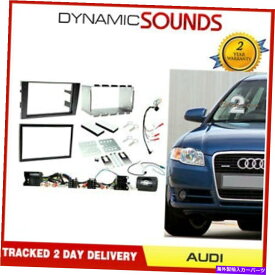 内装パーツ アニアーズA4 01-08用CTKAU 02バージニアフルレンシャス＆スピアリングインターナイザーズ - オリジナルのタイトルを表示する アウディ A4 01-08 用CTKAU 02 カーステレオダブルディンファッシア ＆ ステアリングインターフェイスキット- show original title