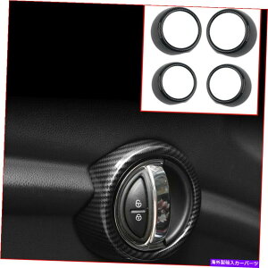 p[c Mini Cooper Countryman F60 ABSJ[{t@Co[Ci[hAnht[gp For Mini Cooper Countryman F60 ABS Carbon Fiber Inner Door Handle Frame Trim