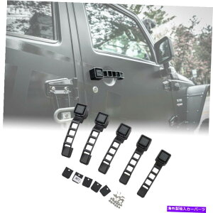 �����p�[�c 5�̊O�σu���b�N�h�A�e�[���Q�[�g�n���h��Jeep Wrangler JK 07+�̂��߂̃J�o�[�g���� 5Pcs Exterior Black Door Tailgate Handles cover Trim for Jeep Wrangler JK 07+�y���s�A���i�z