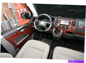 �����p�[�c VW�g�����X�|�[�^�[T5�C���e���A�_�b�V���g�����o�[���E�b�h29 PCS 2003-2009 VW TRANSPORTER T5 INTERIOR DASH TRIM BURL WOOD 29 PCS 2003-2009�y���s�A���i�z