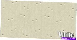 p[c 1964-1966 Barracuda FastbackA5̋|wbhCi[̂p^[AF 1964-1966 BARRACUDA FASTBACK, 5 BOW HEADLINER PERFORATED PATTERN, WHITE COLOR