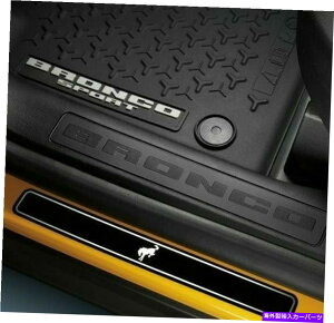 p[c V2021tH[huRX|[cubNhAVv[g/veN^[AOEM NEW 2021 Ford Bronco Sport BLACK Door Sill Plates / Protectors, OEM