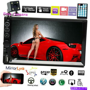 p[c Fit Toyota 7 "GPSWIBT +Jp2dinԂ̃XeI^b`XN[USB~[N Fit Toyota 7" 2Din Car Stereo Touchscreen USB MirrorLink for GPS Radio BT+Camera