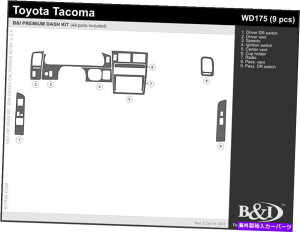 �����p�[�c Toyota Tacoma 95 96 97���[�l���f�C�o�[�؍ރA���o�\���p�g���t�e�� - �I���W�i���̃^�C�g����\������ TOYOTA TACOMA 95 96 97 �J�[�{���t�@�C�o�[ �؍� �A���~�j�E���p�_�b�V�� �g�����L