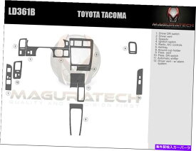 内装パーツ Toyota Tacoma 98 99 00メーカーデイバーカッピングアルバムテリカッドリーカット - オリジナルのタイトルを表示する TOYOTA TACOMA 98 99 00 カーボンファイバーウッドアルミニウム用ダッシュトリムキット- show original title