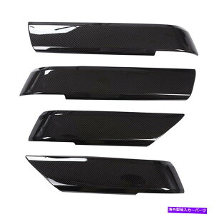 p[c 4̃Ci[hAnh̑plJo[̃gtBbg2014-2018 4pc Inner Door Handle Decor Panel Cover Trim Fit for Range Rover Sport 2014-2018