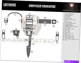 内装パーツ Chrysler Crossfire 2004-2008大阪カッパシフトリオットに登録 - オリジナルのタイトルを表示する Chrysler Crossfire 2004-2008 大型ウッドダッシュトリムキットに適合- show original title