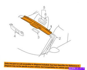 �����p�[�c BMW E85 Z4 03-08�p�r�X�P�z���[���u���W���[�g�b�v�h���b�N��51447016664-�I���W�i���^�C�g����\�� BMW E85 Z4 03-08 �p�J�o�[�E�B���h�X�N���[���p�l���g�b�v�u���b�N���� 51447016664- show o