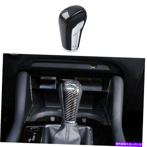 p[c }c_320-21J[{t@Co[R\[MAVtgmuJo[gZbg For Mazda 3 Axela 20-21 Carbon Fiber Console Gear Shift Knob Cover Trim Replace