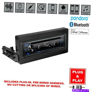 p[c vOCPEbhu[gD[XCDJ[XeIWI+_bVLbg4 Chevy / GMCgbN Plug-In Kenwood Bluetooth CD Car Stereo Radio+Dash Kit 4 Select Chevy/GMC Trucks