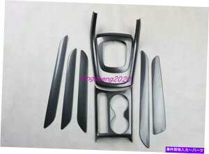 p[c AEfBQ3 2013-2018̂߂8̒Yf@ۂ̎Ԃ̃CeALbg̃Jo[̃g 8PCS Carbon Fiber Car Interior kit Cover Trim For Audi Q3 2013-2018