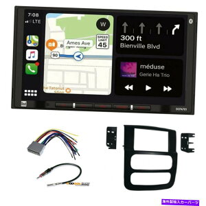 内装パーツ デュアル7 "アップルカープレイレシーバーステレオ+ Dodge Ram 2002 2002 2005用のキット DUAL 7" Apple Carplay Receiver Stereo + install Kit for Dodge RAM 1500 2002-2005