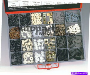 �����p�[�c �`�����s�I���}�X�^�[�L�b�g�v���X�`�b�N�g�����N���b�v�ƃt�@�X�i�[�̕i�����i275�j CHAMPION MASTER KIT PLASTIC TRIM CLIPS AND FASTENERS ASSORTMENT (275 Pieces)�y���s�A���i�z