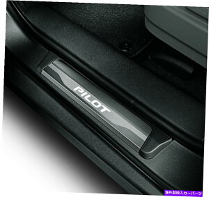 �����p�[�c OEM�z���_�p�C���b�g�z���C�g�Ƃ炳�ꂽ�����h�A�V���g�����i08E12-TG7-100A�j OEM Honda PILOT WHITE Illuminated Interior Door Sill Trim (08E12-TG7-100A)