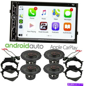 p[c CPAA-70D 7uAbvJ[vCΉWIJ[gbNtgAhAXs[J[ CPAA-70D 7"Apple carplay compatible Radio CAR Truck Front & Rear Door Speakers