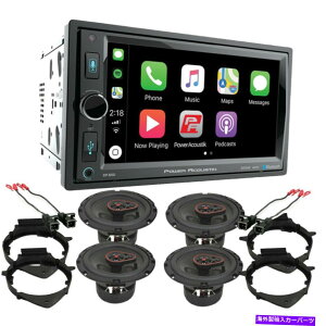 p[c CP-650 6.5 "AbvJ[vCΉWI+ԃgbNtgAhAXs[J[ CP-650 6.5 "Apple Carplay compatible Radio + CAR Truck Front & Rear Door Speaker
