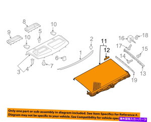 内装パーツ アニオーム08-16 A5 Quattro Interient-リア - ライブラインのエリア - ライブラインのモント8T0861325CEXU-オリジナルのタイトルを表示 アウディ OEM 08-16 A5 Quattro Interior-リア-ブラインド サン