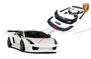 ランボルギーニ ボディキット、ガロンおよびLP540、LBデザインのフロントバンパー、リップフェンダー、フレアカーアクセサリー、チューニングセット Lamborghini