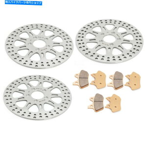 front brake rotor 11.5 "OAu[L[^[pbh[hLOGNggldie 00-07 DYNA FXDX FXDX-T 11.5" Front Rear Brake Rotor Pads Road King Electra Gldie 00-07 Dyna FXDX FXDX-T