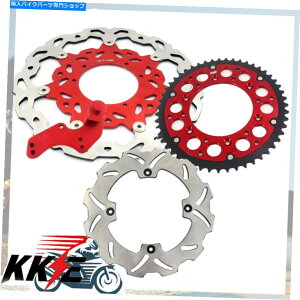 front brake rotor z_CRF250R CRF450R 250X 450XpKKE[^[fBXNfBXNA_v^uPbgXvPbg KKE Rotor Disk Disc Adapter Bracket Sprocket For Honda CRF250R CRF450R 250X 450X