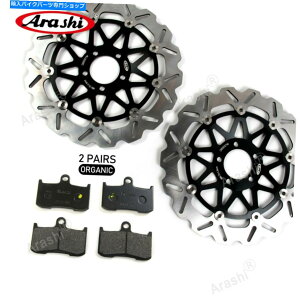 front brake rotor FITEZX9R 2002 2003 ZX-9Rtgu[LfBXN[^[+u[Lpbh Fit Kawasaki Ninja ZX9R 2002 2003 ZX-9R Front Brake Discs Rotors + Brake Pads