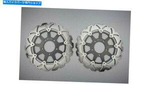 front brake rotor �t�����g�E�F�[�u�u���[�L�f�B�X�N���[�^�[�y�A290mm�X�Y�LGSXF GSX-F�J�^�i600 2003-2006 Front Wave Brake Discs Rotors Pair 290mm SUZUKI GSXF GSX-F Katana 600 2003-2006�y���s�A���i�z