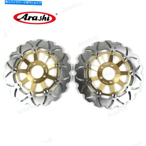 front brake rotor Fit Kawasaki Zephyr 1100 1993 - 1998NZZR1100 1990 - 1992NS[htgu[LfBXN Fit KAWASAKI ZEPHYR 1100 1993 - 1998 ZZR1100 1990 - 1992 Gold Front Brake Discs