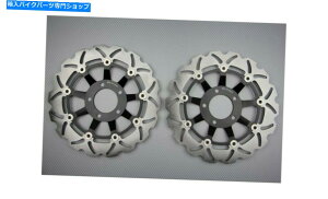 front brake rotor �t�����g�E�F�[�u�u���[�L�f�B�X�N���[�^�[�y�A290mm�X�Y�LGSXF GSX-F 750�J�^�i1989-1997 Front Wave Brake Discs Rotors Pair 290mm SUZUKI GSXF GSX-F 750 KATANA 1989-1997�y���s�A���i�z