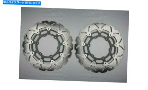 front brake rotor Oʔgu[LfBXN[^[305mm BMW K1 1000 1989-1993̃yA Pair of Front Wave Brake Discs Rotors 305mm BMW K1 1000 1989-1993