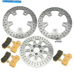 front brake rotor Enforcer 14-21 Front��Rare 11.8 �u���[�L���[�^�[�p�b�h���[�h�L���O�G���N�g�����[�h�O���C�h Enforcer 14-21 Front & Rear 11.8 Brake Rotors Pads Road King Electra Road Glide