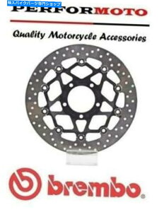 front brake rotor Brembo�A�b�v�O���[�h�t�����g�u���[�L�f�B�X�N�G��1050�^�C�K�[�iABS��Non�j07-12 Brembo Upgrade Front Brake Disc Triumph 1050 Tiger (ABS & Non) 07-12�y���s�A���i�z