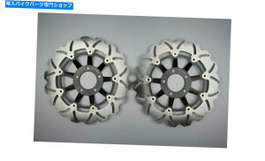 front brake rotor �t�����g�E�F�[�u�u���[�L�f�B�X�N���[�^�[310mm�X�Y�LGSXR GSX-R 750 1989-1991 Pair of Front Wave Brake Discs Rotors 310mm SUZUKI GSXR GSX-R 750 1989-1991�y���s�A���i�z