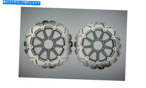 front brake rotor �t�����g�E�F�[�u�u���[�L�f�B�X�N���[�^�[320mm Ducati Paul�X�}�[�g��1000 2006-2007�̃y�A Pair of Front Wave Brake Discs Rotors 320mm DUCATI PAUL SMART LE 1000 2006-2007�y���s�A���i�z