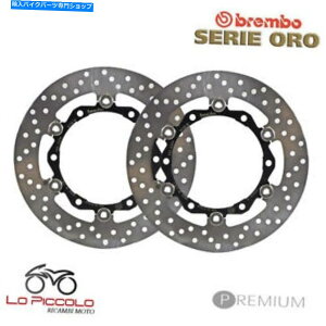 front brake rotor YAMAHA T-MAX 500 2010yAtgu[LfBXNu{ZGIt[eBO Yamaha T-Max 500 2010 Pair Front Brake Discs BREMBO Serie Oro Floating