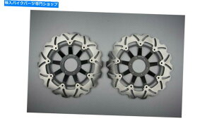 front brake rotor Oʔgu[LfBXN296mmz_VFR800 VFR-800 VTEC V-TEC 2002-2005 Pair of Front Wave Brake Discs 296mm HONDA VFR800 VFR-800 VTEC V-TEC 2002-2005