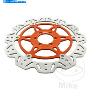 front brake rotor EBC�t�����g�u���[�L�f�B�X�NVEE���[�^�[�I�����WKTM RC8 1190 R 2011 EBC Front Brake Disc Vee Rotor Orange KTM RC8 1190 R 2011�y���s�A���i�z