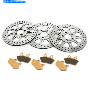 front brake rotor 11.5 "O㕔u[L[^[pbhc[O00-07obK[GNgOCh[hLO 11.5" Front Rear Brake Rotors Pads Touring 00-07 Bagger Electra Glide Road King