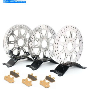 front brake rotor 11.5 "OʁAu[L[^[pbhc[O00-07[hLOOChGNgOCh 11.5" Front & Rear Brake Rotors Pads Touring 00-07 Road King Glide Electra Glide