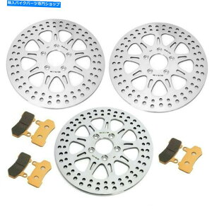 front brake rotor 11.8 �O���㕔�u���[�L���[�^�[�p�b�hElectra Glide Classic Flhtc Flhtcu Road King 11.8 Front Rear Brake Rotors Pads Electra Glide Classic FLHTC FLHTCU Road King�y���s�A���i�z