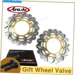 front brake rotor }nYZF R6 2003-2004 R6 YZFR 6 YZF-R6S[hptgu[LfBXN[^[ Arashi Front Brake Disc Rotors For YAMAHA YZF R6 2003-2004 R6 YZFR6 YZF-R6 Gold