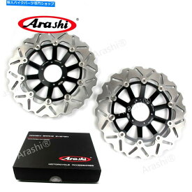 front brake rotor ホンダCB 400 SB CB-400SB 2005ブラック用嵐296mmフローティングフロントブレーキローター Arashi 296mm Floating Front Brake Rotors For Honda CB 400 SB CB-400SB 2005 Black