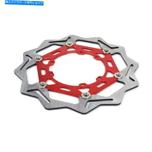front brake rotor CR125R CR250R 1995-2008̂߂̃I[goC̃tgbhu[LfBXN[^[270mm Motorcycle Front Red Brake Disc Rotor 270MM For CR125R CR250R 1995-2008