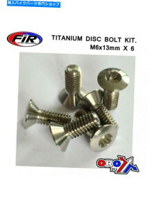 front brake rotor �`�^���̃t�����g�����A���[�^�[�u���[�L�f�B�X�N�{���g�̃Z�b�g12-�X�Y�LRM80 BW 1997-2001 Titanium front & rear rotor brake disc bolt set OF 12- SUZUKI RM80 BW 1997-2001�y���s�A���i�z