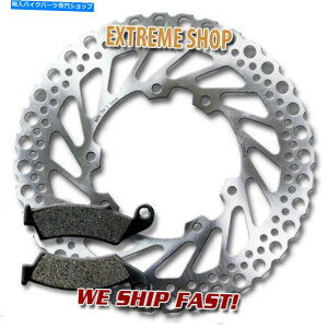front brake rotor z_tgu[L[^[+pbhCRF 450 Ri2002-2015jXi05-15jCR 500 Ri1995-2001 Honda Front Brake Rotor+Pads CRF 450 R (2002-2015) X (05-15) CR 500 R (1995-2001