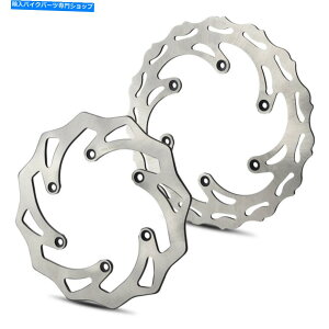 front brake rotor KTM 125-500 SX SXF EXC XC XCF 94-22̂߂260mmO+ 220mmAu[LfBXN[^[ 260mm Front+220mm Rear Brake Disc Rotor For KTM 125-500 SX SXF EXC XC XCF 94-22