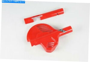 front brake rotor ディスクガードフロントホンダCR 125 1985 - 1989 CR 250 500 1988赤ディスク Disc Guard Front Honda cr 125 1985 - 1989 CR 250 500 1988 Red Disc
