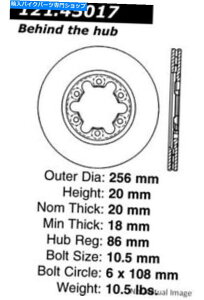 front brake rotor �}�c�_B2200 B2600 B2000�t�����g�f�B�X�N�u���[�L���[�^�[C-TEK 121.45017 For Mazda B2200 B2600 B2000 Front Disc Brake Rotor C-Tek 121.45017�y���s�A���i�z