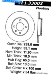 front brake rotor �t�H���N�X���[�Q���W�F�b�^�S���t�E�T�M�J���u�|�C���^�[�t�����g�f�B�X�N�u���[�L���[�^�[C-Tek For Volkswagen Jetta Golf Rabbit Caribe Pointer Front Disc Brake Rotor C-Tek�y���s�A���i�z