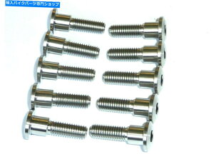 front brake rotor Triumph Scrambler 1200 XE 2019-20tgu[L[^[fBXN{gLbg`^[X TRIUMPH SCRAMBLER 1200 XE 2019-20 FRONT BRAKE ROTOR DISC BOLT KIT TITANIUM RACE